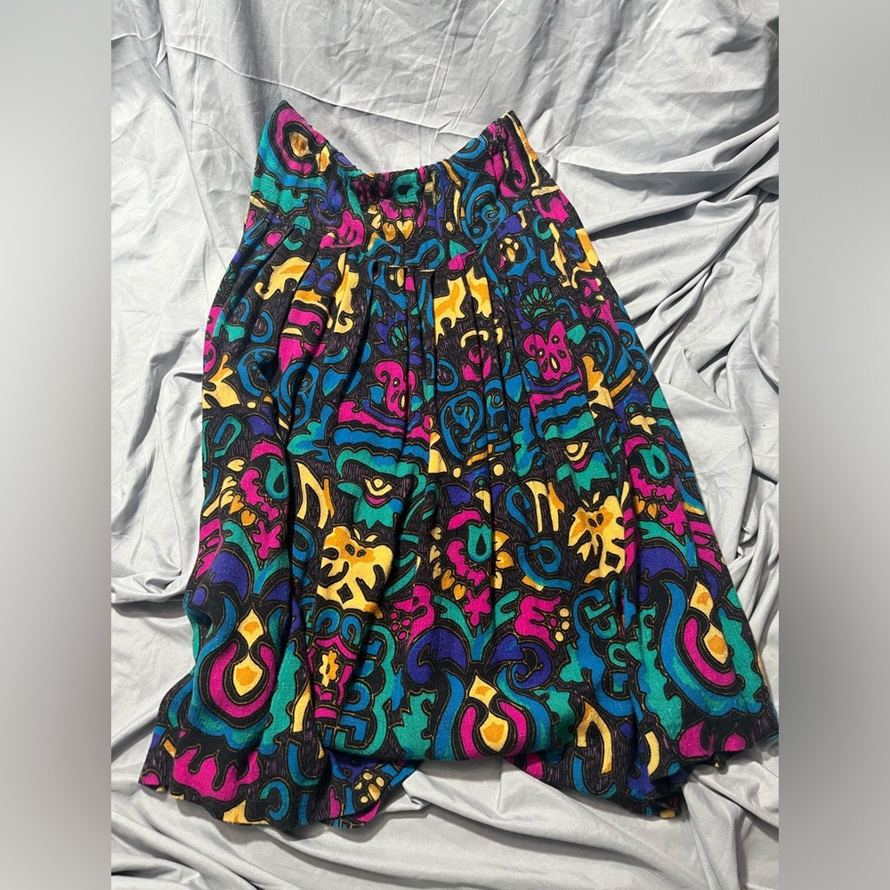 Vintage Abstract Skirt